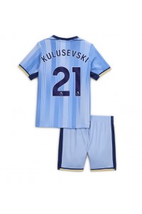 Tottenham Hotspur Dejan Kulusevski #21 Babytruitje Uit tenue Kind 2024-25 Korte Mouw (+ Korte broeken)